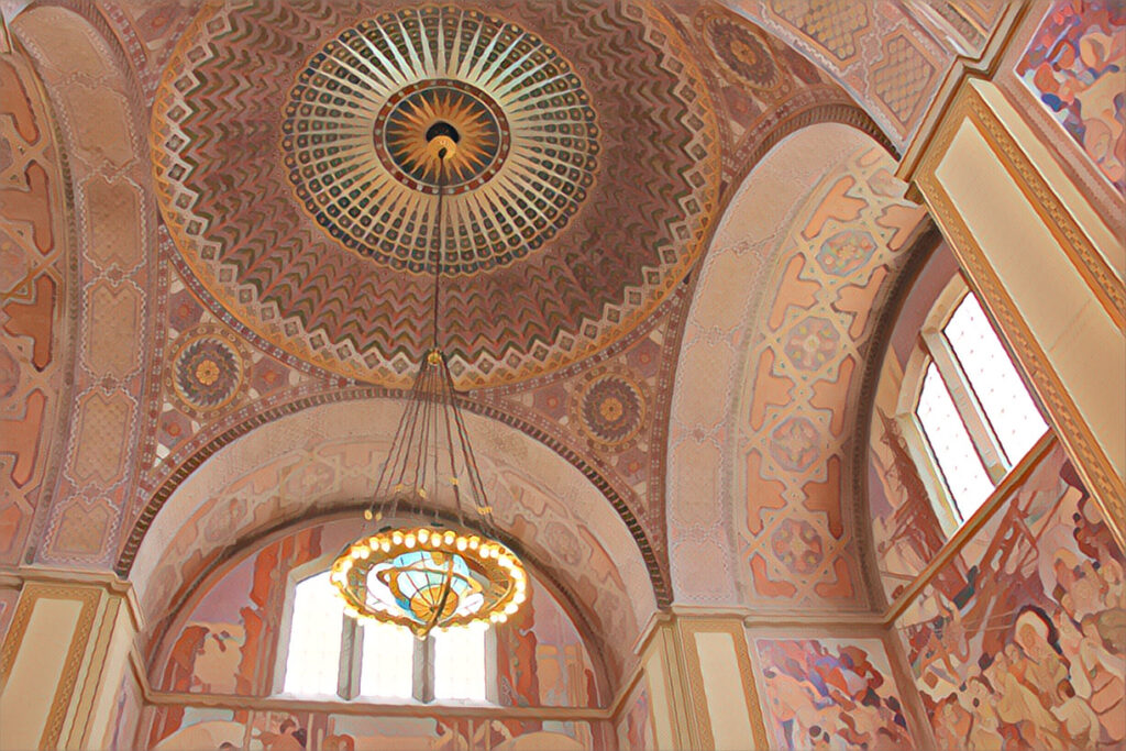 self-guided tour of the Los Angeles central public library