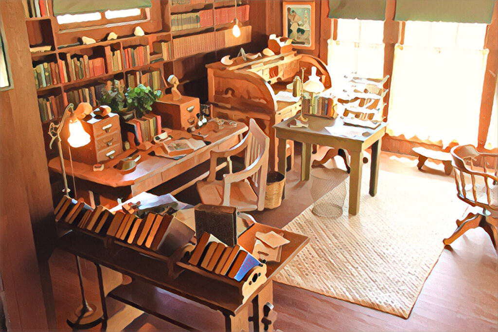 Jack London's office at the Jack London State Historic Park