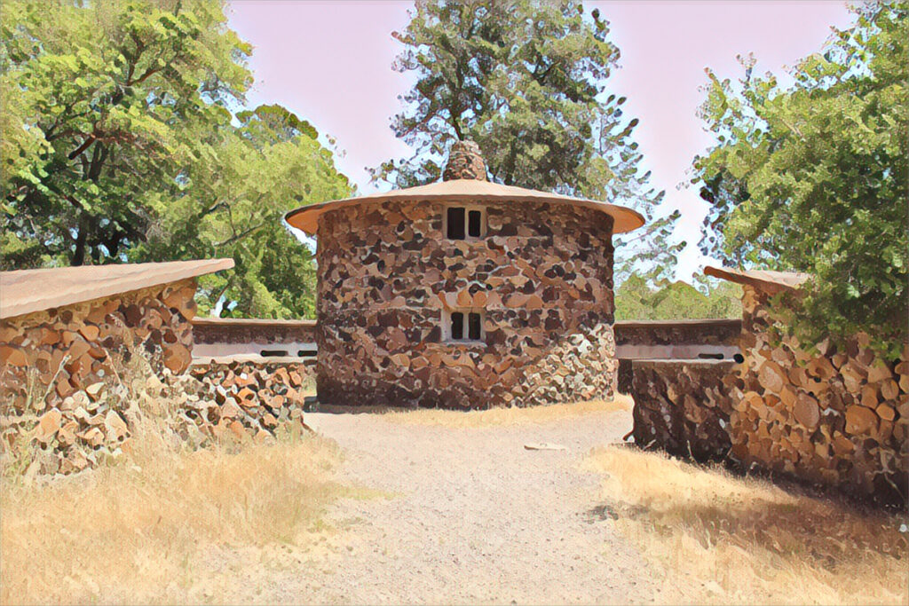 The pig palace at the jack London state historic park