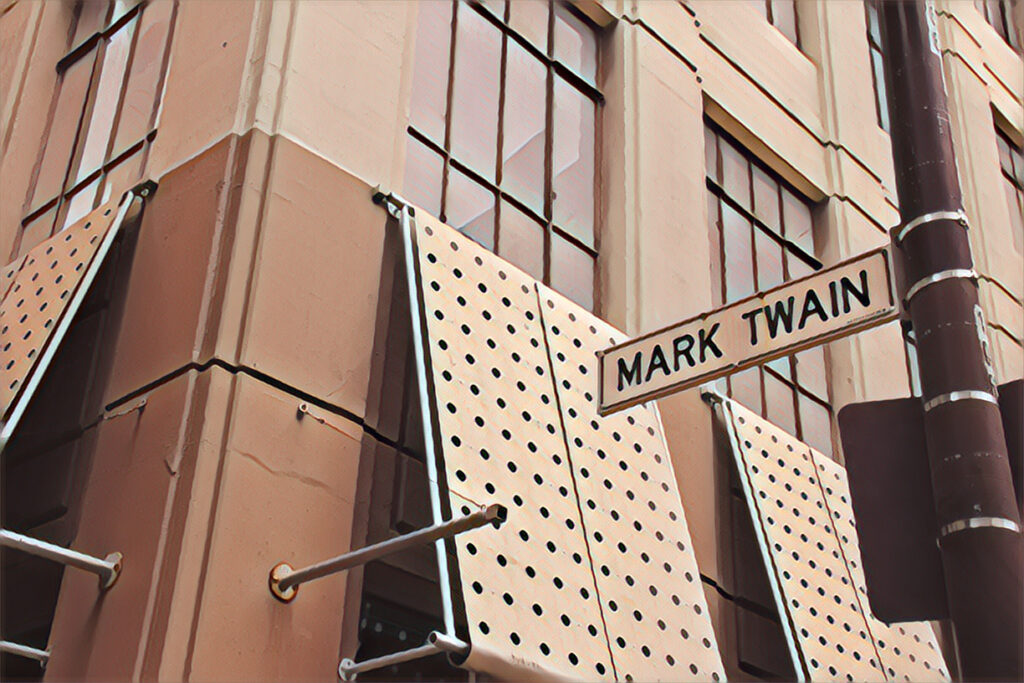 Mark Twain Street in San Francisco, CA
