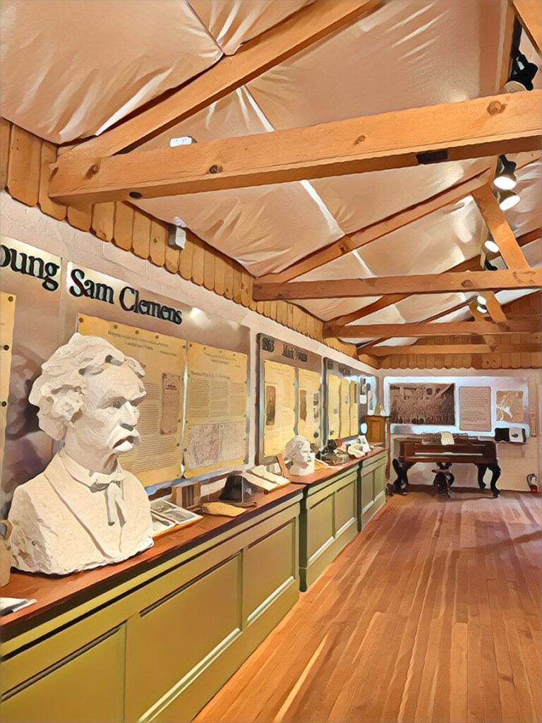 Inside the Calaveras County Visitor's Center