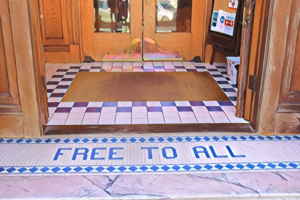 the old Carnegie library in Petaluma, ca