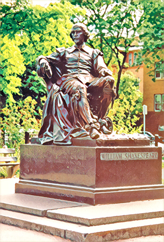 William Shakespeare Monument in Chicago, IL